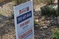For rent sign in Las Vegas