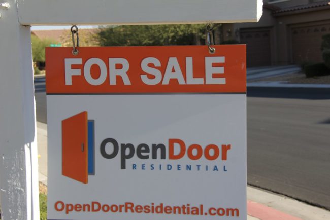 For sale sign in Las Vegas For sale real estate sign