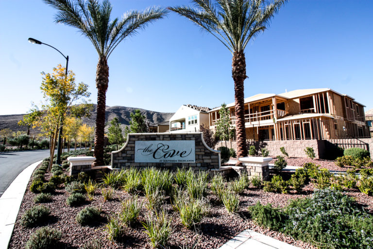 Gated entrance to the Cove at Southern Highlands