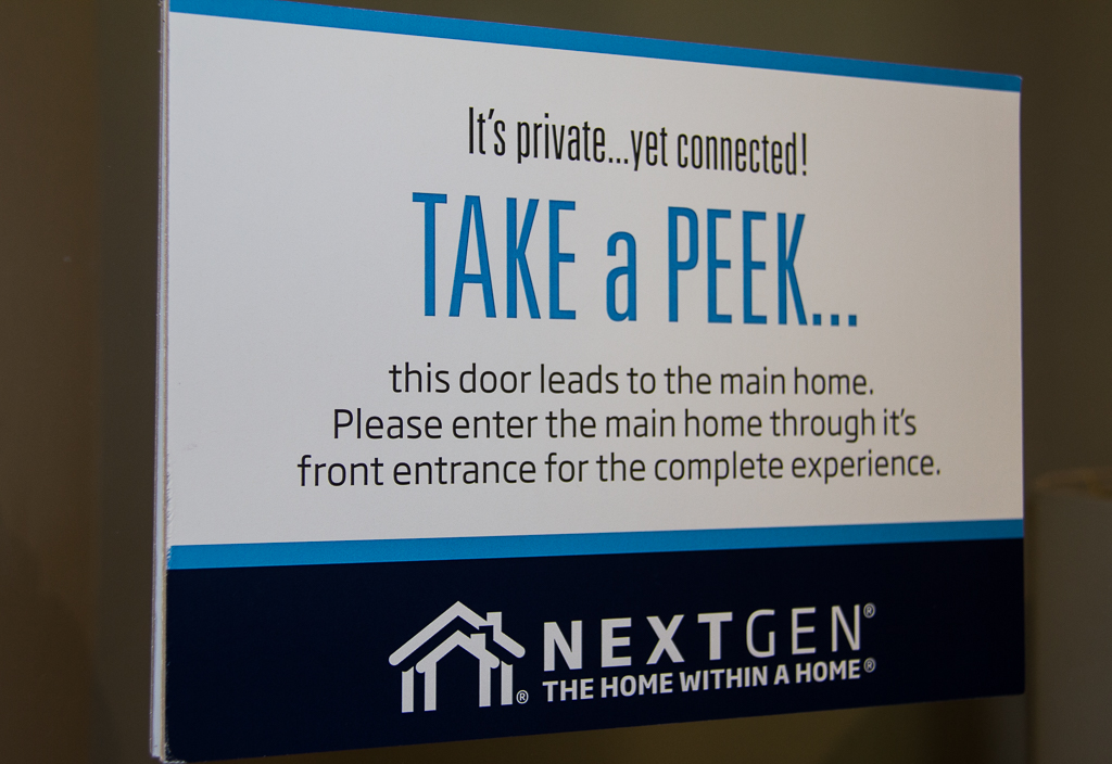 NextGen suites sign