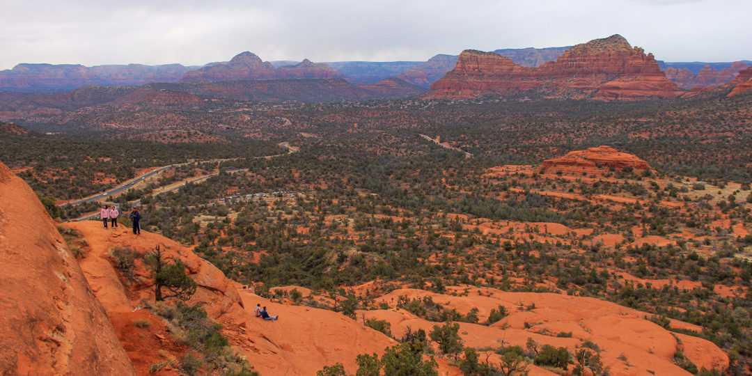 Sedona red rocks, DumpCal Sedona, AZ red rock vista