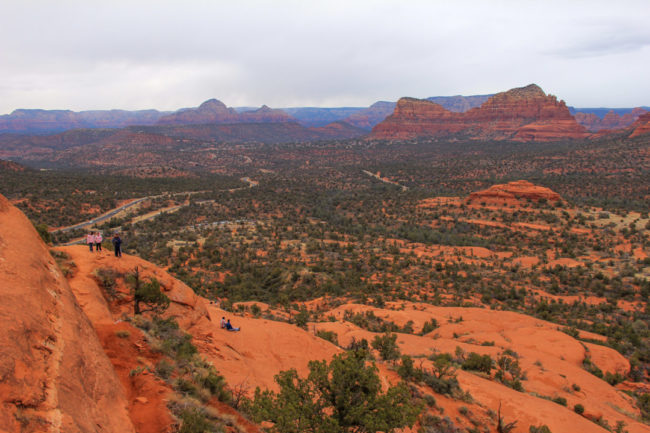 Sedona red rocks, DumpCal Sedona, AZ red rock vista