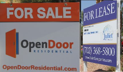 Rent or buy signs