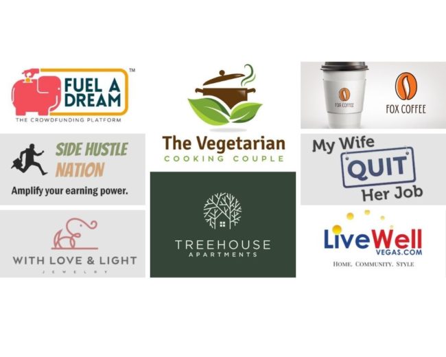 Logos for blogs and businesses