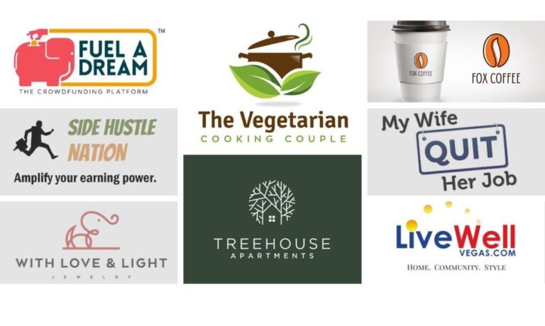 Logos for blogs and businesses