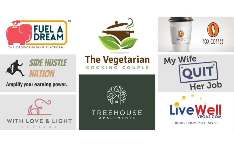 Logos for blogs and businesses